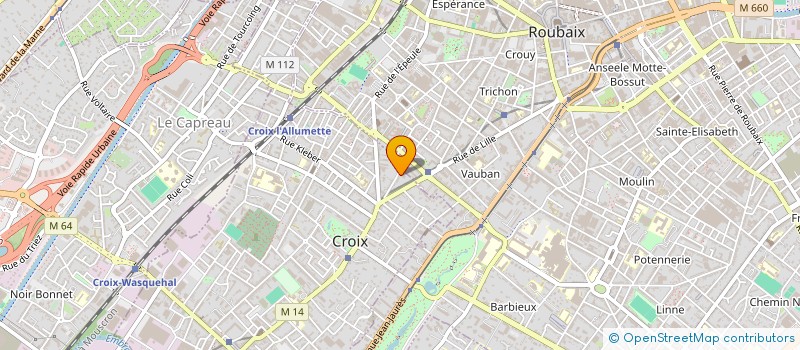 localisation de l'entreprise CAPLAM  CROIX