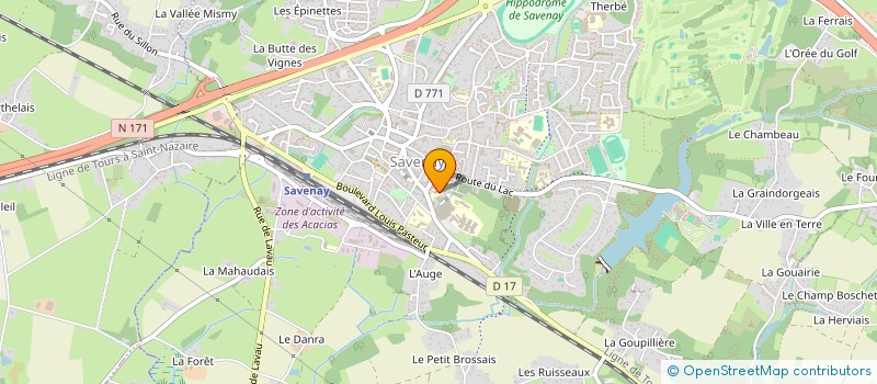 localisation de l'entreprise CAPLAN  SAVENAY