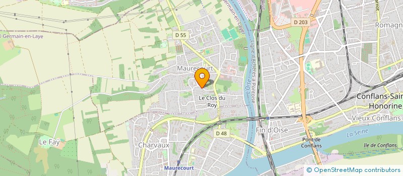 localisation de l'entreprise CAPLAN B ET PILORGE M H  MAURECOURT