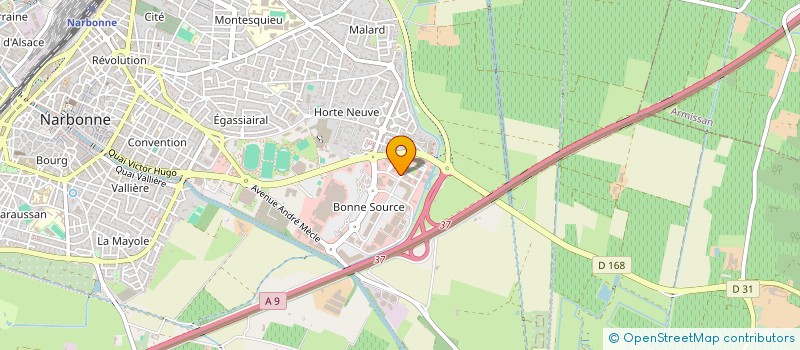 localisation de l'entreprise CAPLASER NARBONNE  NARBONNE