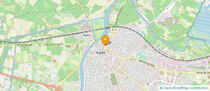 localisation de l'entreprise CAPLAU  AGDE