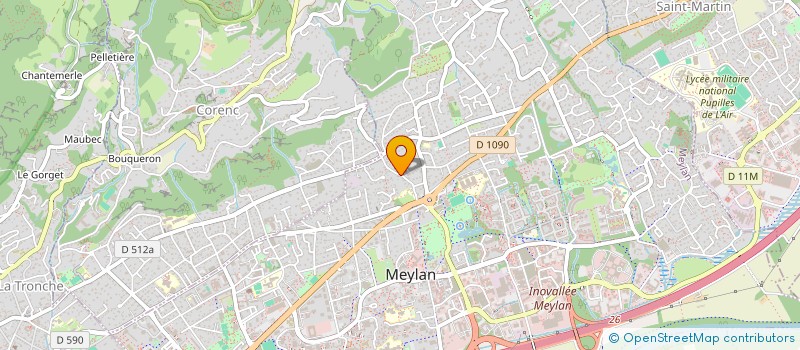 localisation de l'entreprise CAPLD  MEYLAN