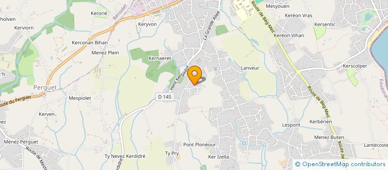 localisation de l'entreprise CAPLE à FOUESNANT