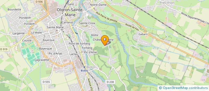 localisation de l'entreprise CAPLEND  OLORON SAINTE MARIE