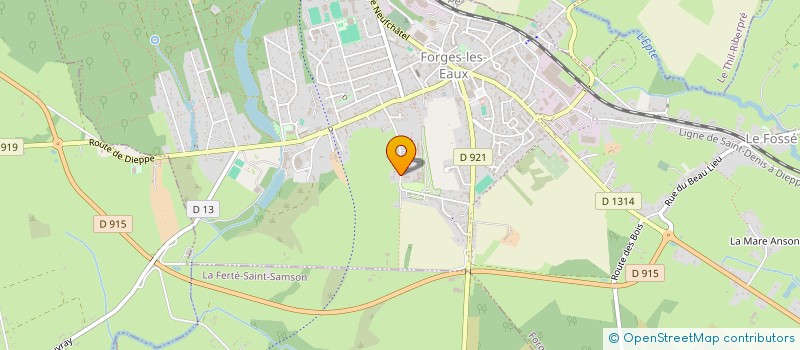 localisation de l'entreprise CAPLER  FORGES-LES-EAUX