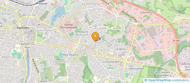 localisation de l'entreprise CAPLI à VANNES