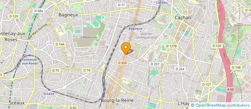 localisation de l'entreprise CAPLOC VIDEO à BOURG-LA-REINE