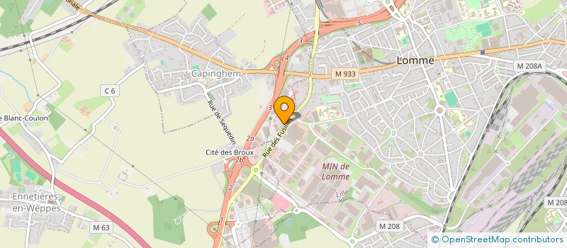 localisation de l'entreprise CAPLOMME à CAPINGHEM