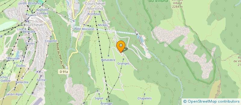 localisation de l'entreprise CAPLOOK à COURCHEVEL