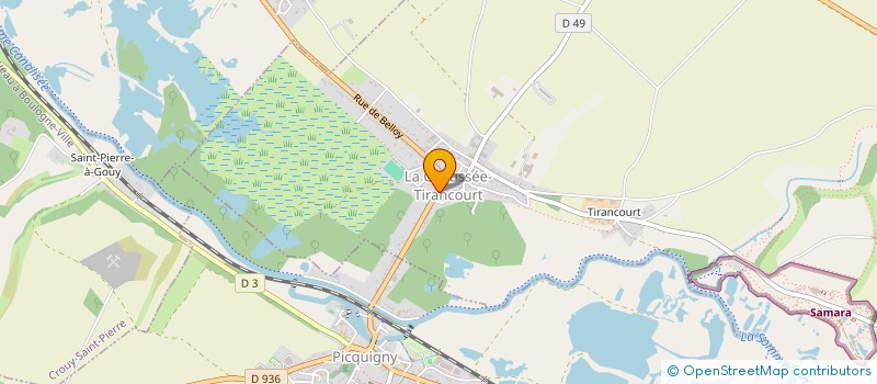 localisation de l'entreprise CAPLOU  LA CHAUSSEE-TIRANCOURT