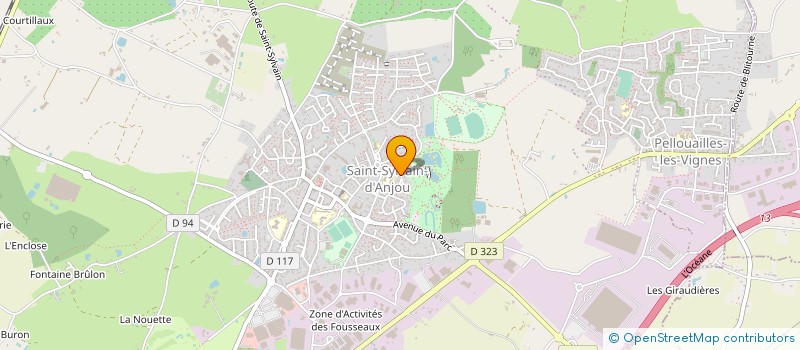 localisation de l'entreprise CAPLOU  VERRIERES-EN-ANJOU