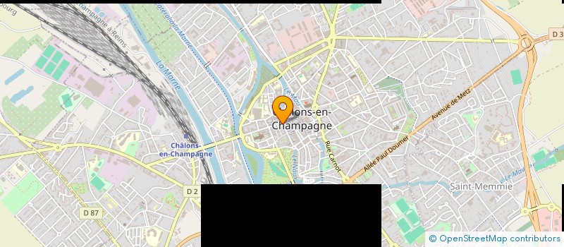 localisation de l'entreprise CAPLUS ARCHITECTURE  CHALONS-EN-CHAMPAGNE