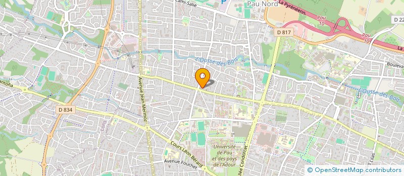 localisation de l'entreprise CAPLVS à PAU
