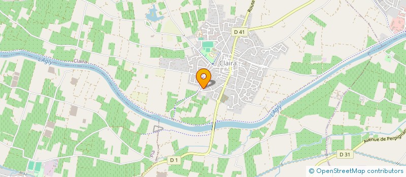 localisation de l'entreprise CAPM à CLAIRA