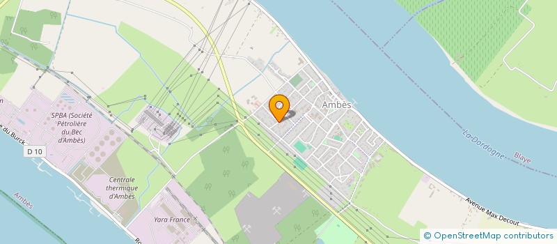 localisation de l'entreprise CAPMA DISTRIBUTION  AMBES