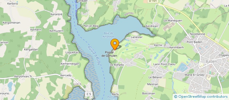 localisation de l'entreprise CAPMALO  BADEN