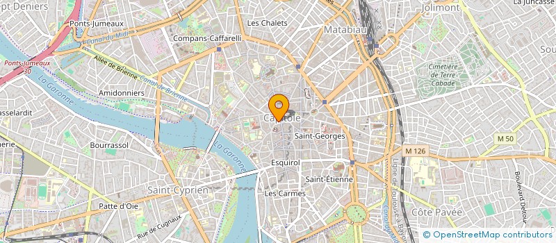 localisation de l'entreprise CAPMD à TOULOUSE