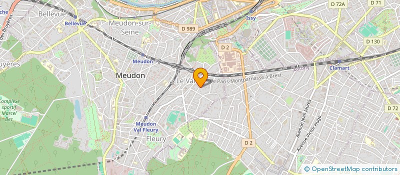 localisation de l'entreprise CAPMEDIAS à MEUDON