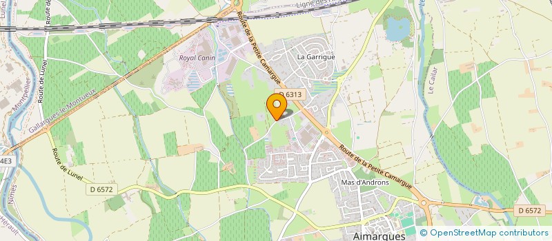 localisation de l'entreprise CAPMEJEAN  AIMARGUES