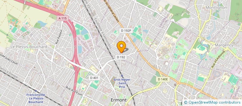 localisation de l'entreprise CAPMONDE VOYAGES à SAINT-PRIX