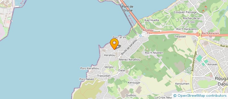 localisation de l'entreprise CAPNJ  PLOUGASTEL-DAOULAS