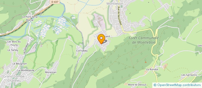 localisation de l'entreprise CAPNORD  MONTLEBON