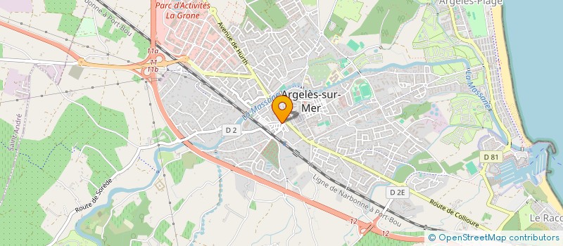 localisation de l'entreprise CAPNOU à ARGELES-SUR-MER