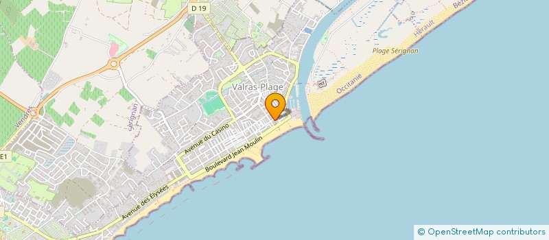 localisation de l'entreprise CAPO  VALRAS-PLAGE