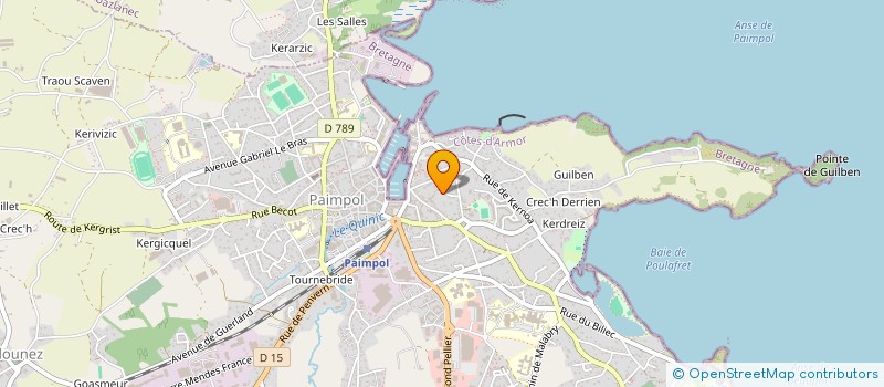 localisation de l'entreprise CAPO  PAIMPOL