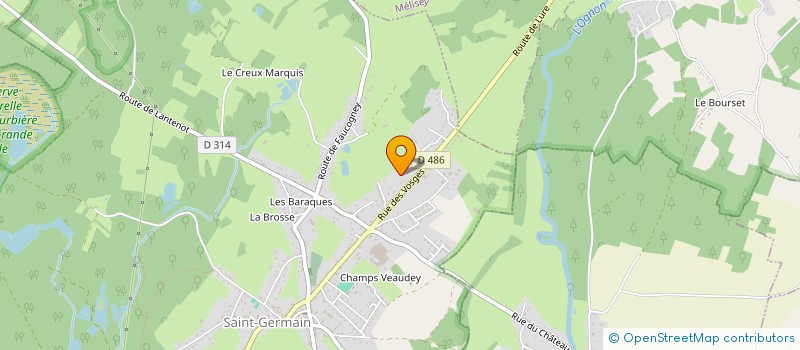 localisation de l'entreprise CAPO  SAINT-GERMAIN