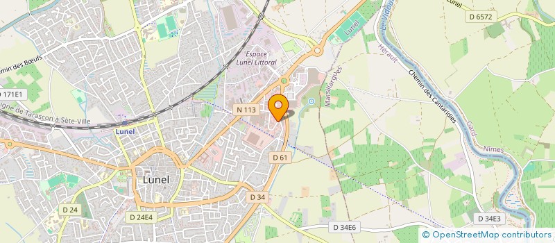 localisation de l'entreprise CAPO CONSTRUCTION à LUNEL