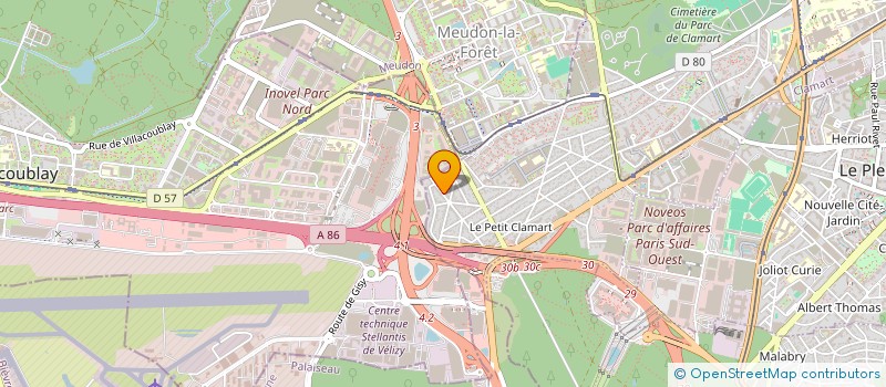 localisation de l'entreprise CAPO HG  CLAMART