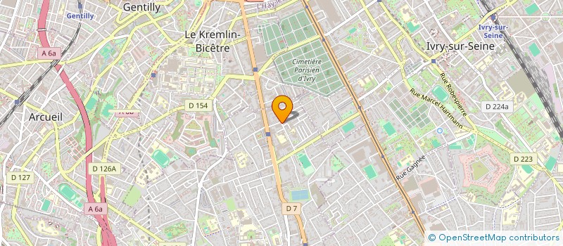 localisation de l'entreprise CAPO21  VILLEJUIF