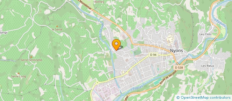 localisation de l'entreprise CAPOBO  NYONS