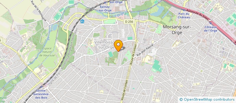 localisation de l'entreprise CAPOCEAN  VILLEMOISSON-SUR-ORGE
