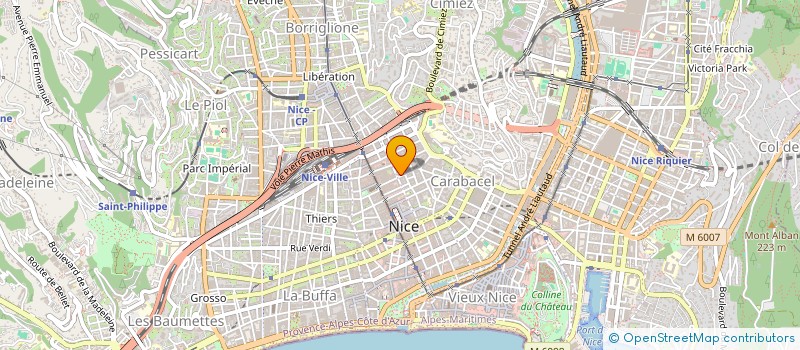 localisation de l'entreprise CAPODANNA, SOCIETE DE PARTICIPATIONS FINANCIERES DE PROFESSIONS LIBERALES à NICE