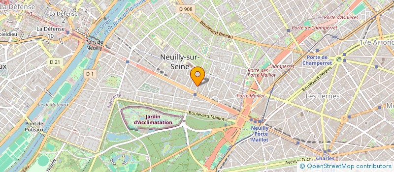 localisation de l'entreprise CAPODIFENO à NEUILLY-SUR-SEINE
