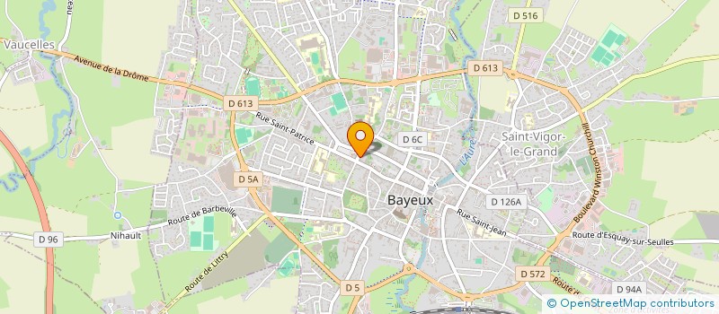 localisation de l'entreprise CAPOE'N à BAYEUX