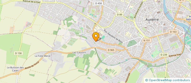 localisation de l'entreprise CAPOEIRA AUXERRE à AUXERRE