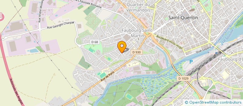 localisation de l'entreprise CAPOEIRA GUERREIROS DA SENZALA à SAINT-QUENTIN