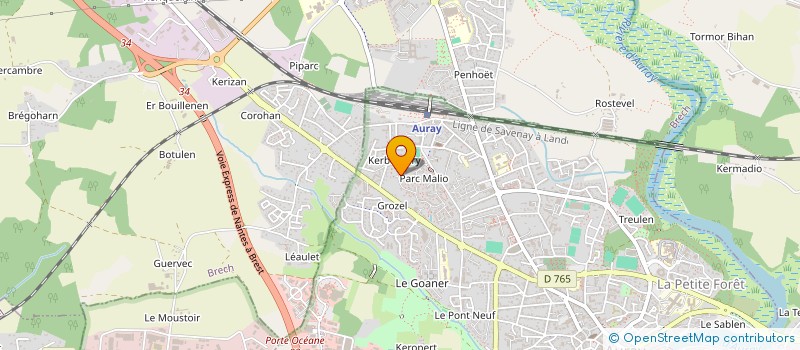 localisation de l'entreprise CAPOEIRA LIBERDADE à AURAY