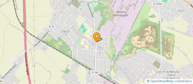 localisation de l'entreprise CAPOEIRA LIBERTADE TEAM  MAZINGARBE