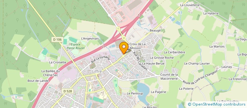 localisation de l'entreprise CAPOEIRA-LIFFRE  LIFFRE