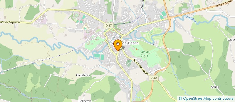 localisation de l'entreprise CAPOEIRA MALUNGOS 64-40  HAGETMAU