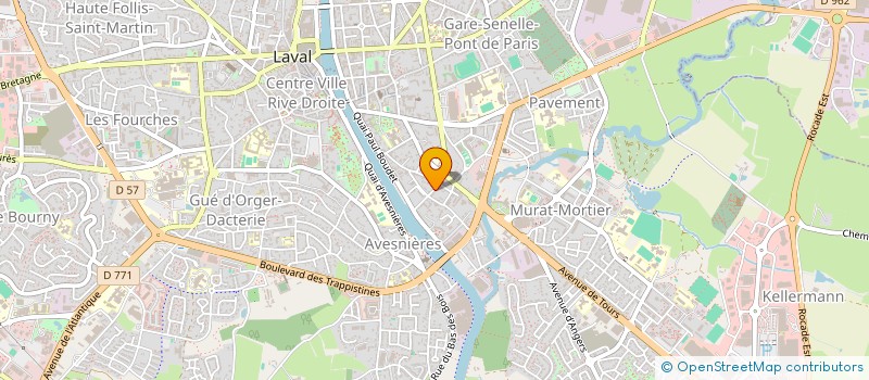localisation de l'entreprise CAPOEIRA ORIGEM DO BRASIL LAVAL à LAVAL