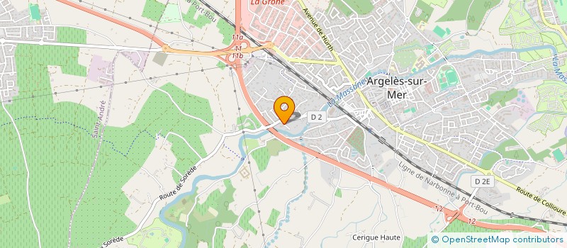 localisation de l'entreprise CAPOEIRA SENZALA DES ALBERES ET DE LA COTE VERMEILLE  ARGELES-SUR-MER