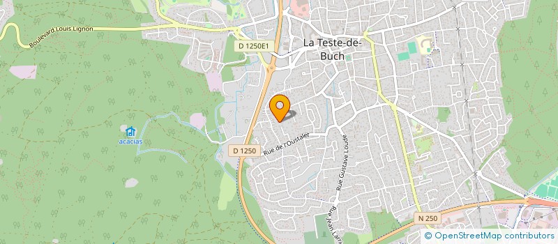 localisation de l'entreprise CAPOLLINE à LA TESTE-DE-BUCH