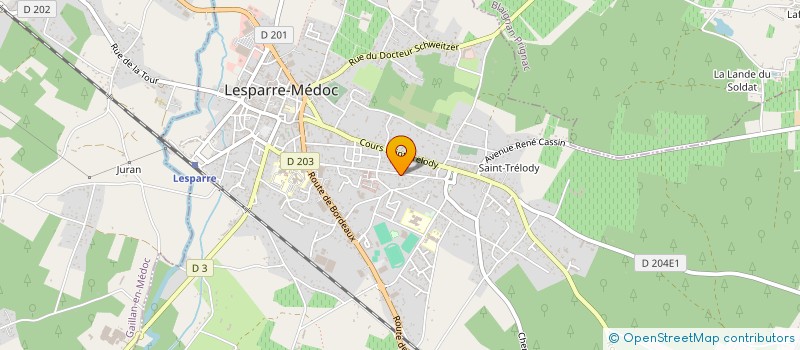 localisation de l'entreprise CAPONE  LESPARRE-MEDOC