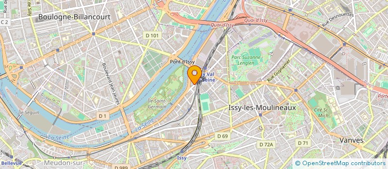 localisation de l'entreprise CAPONGA à ISSY-LES-MOULINEAUX