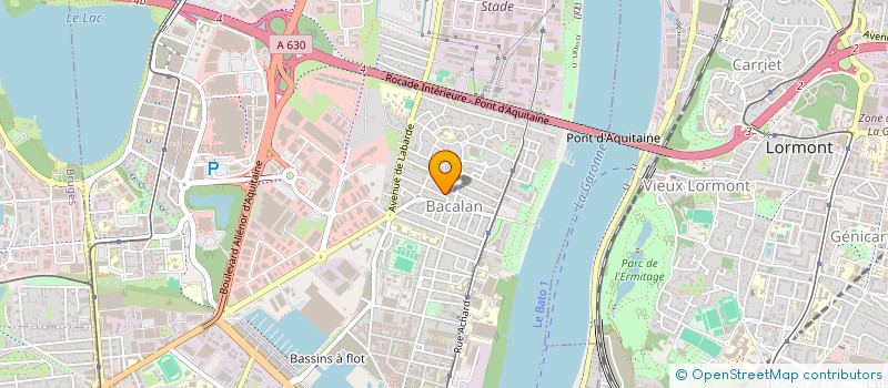 localisation de l'entreprise CAPONIE  BORDEAUX